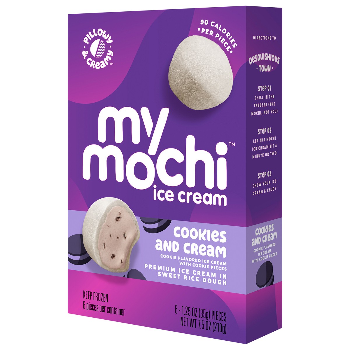 slide 7 of 9, My/Mochi Cookies & Cream, 6 ct; 1.5 oz