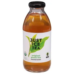 Just Ice Tea Unsweetened Original Green Tea - 16 fl oz