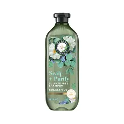Herbal Essences Eucalyptus Sulfate Free Shampoo, Scalp Balance, 13.5 fl oz, with Certified Camellia Oil and Aloe Vera, For All Hair Types, Especially Dry Scalp