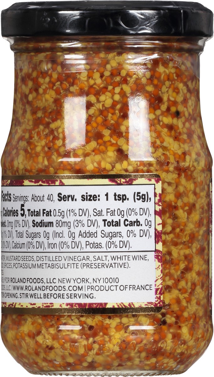 slide 7 of 9, Roland Whole Grain with Wine Dijon Mustard 6.98 oz, 6.98 oz