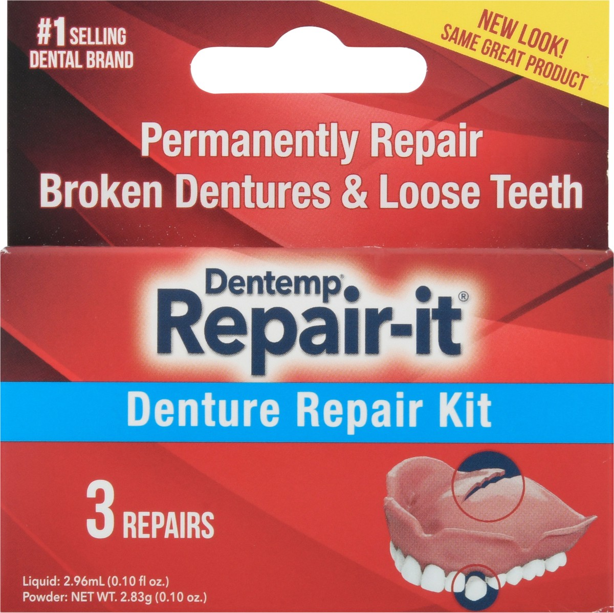 slide 6 of 9, Dentemp Repair-It Denture Repair Kit 1 ea, 1 ct