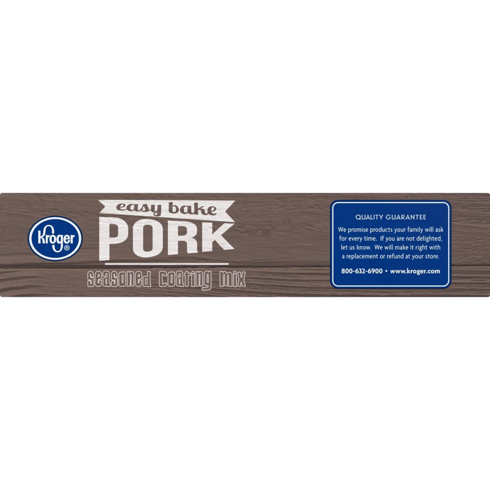 slide 4 of 4, Kroger Easy Bake Pork Seasoned Coating Mix, 6 oz