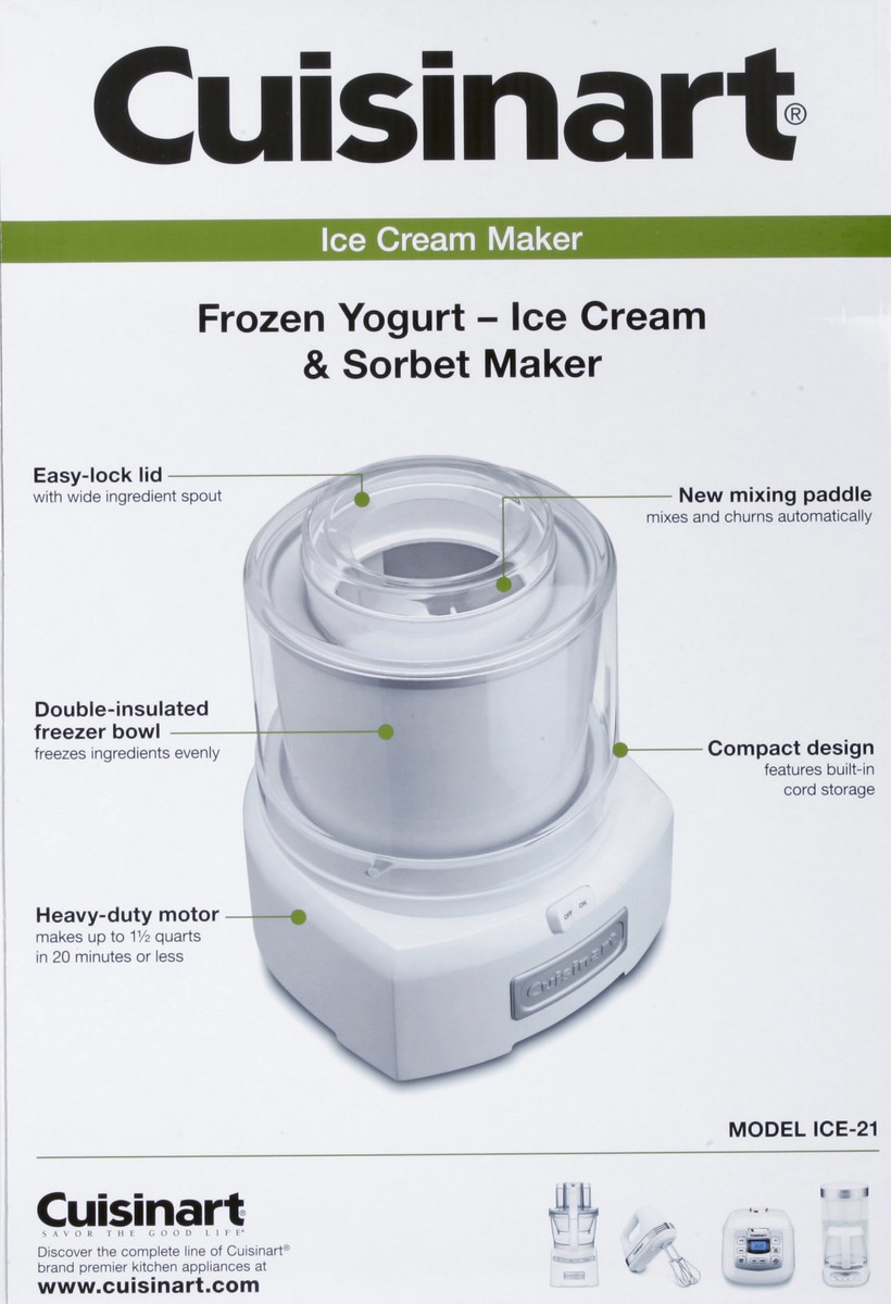 slide 3 of 5, Cuisinart Frozen Yogurtice Creamsorbet Maker, 1 ct