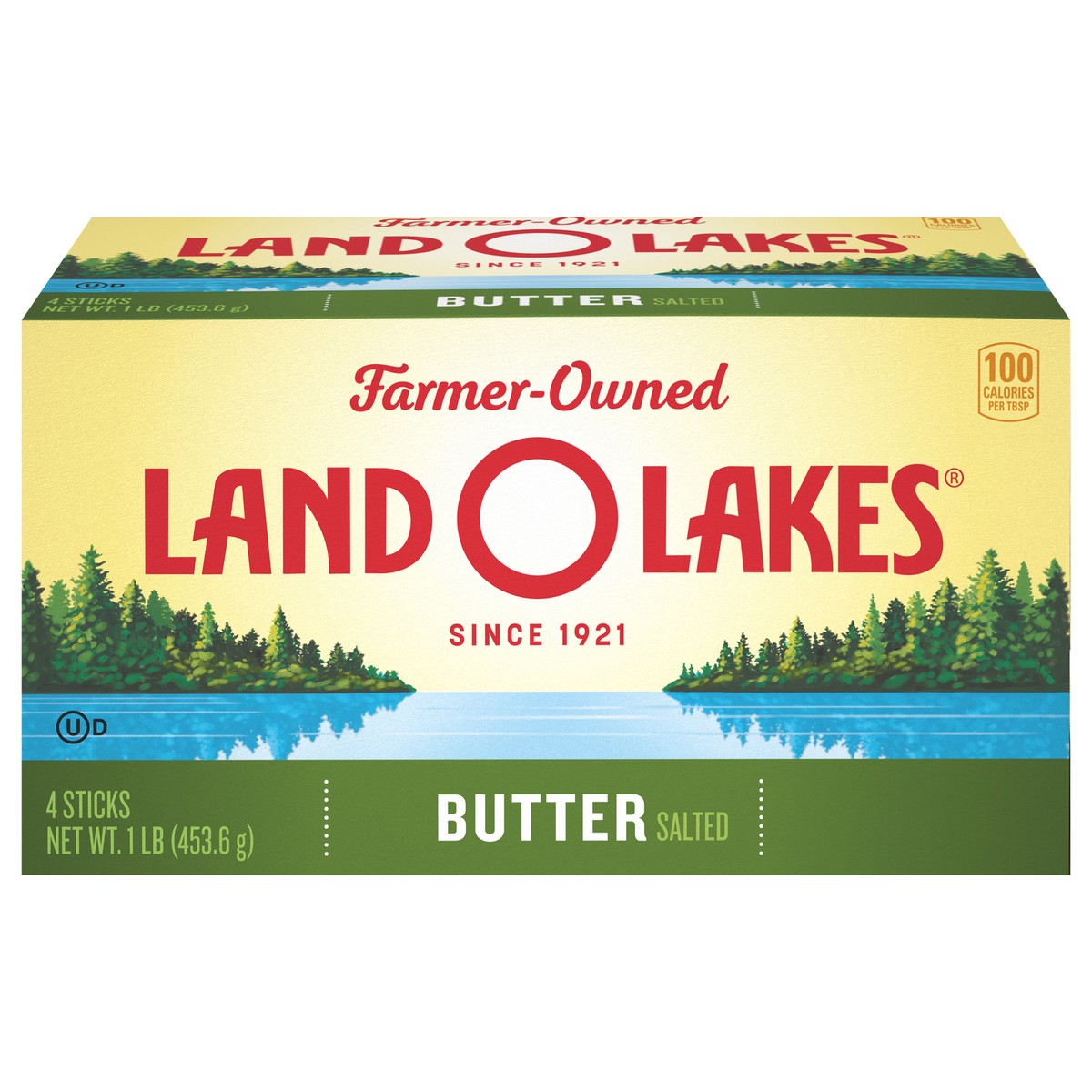 slide 1 of 1, Land O' Lakes Salted Butter Quarters, 1 lb