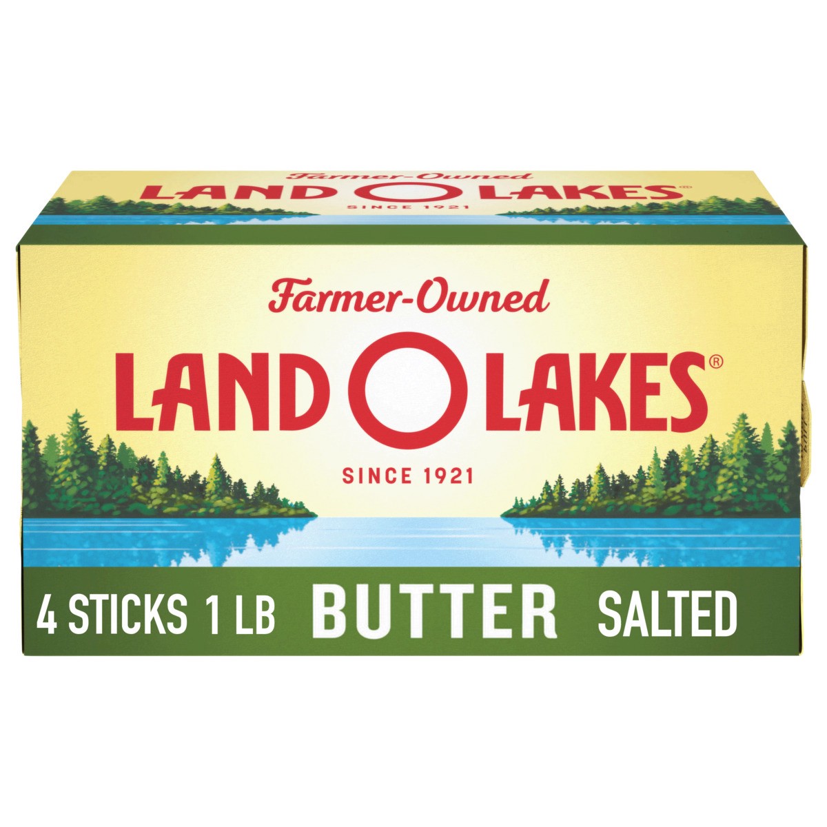 slide 1 of 6, Land O'Lakes Salted Butter, 4 sticks, 1 lb pack, 1 lb