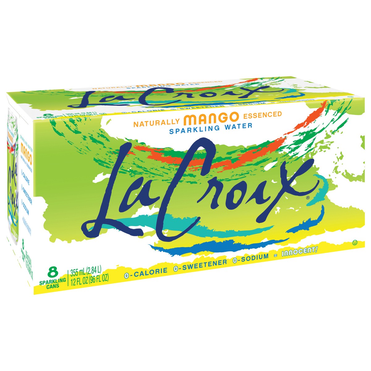 slide 6 of 7, La Croix Mango 8 Pack 12oz, 8 ct