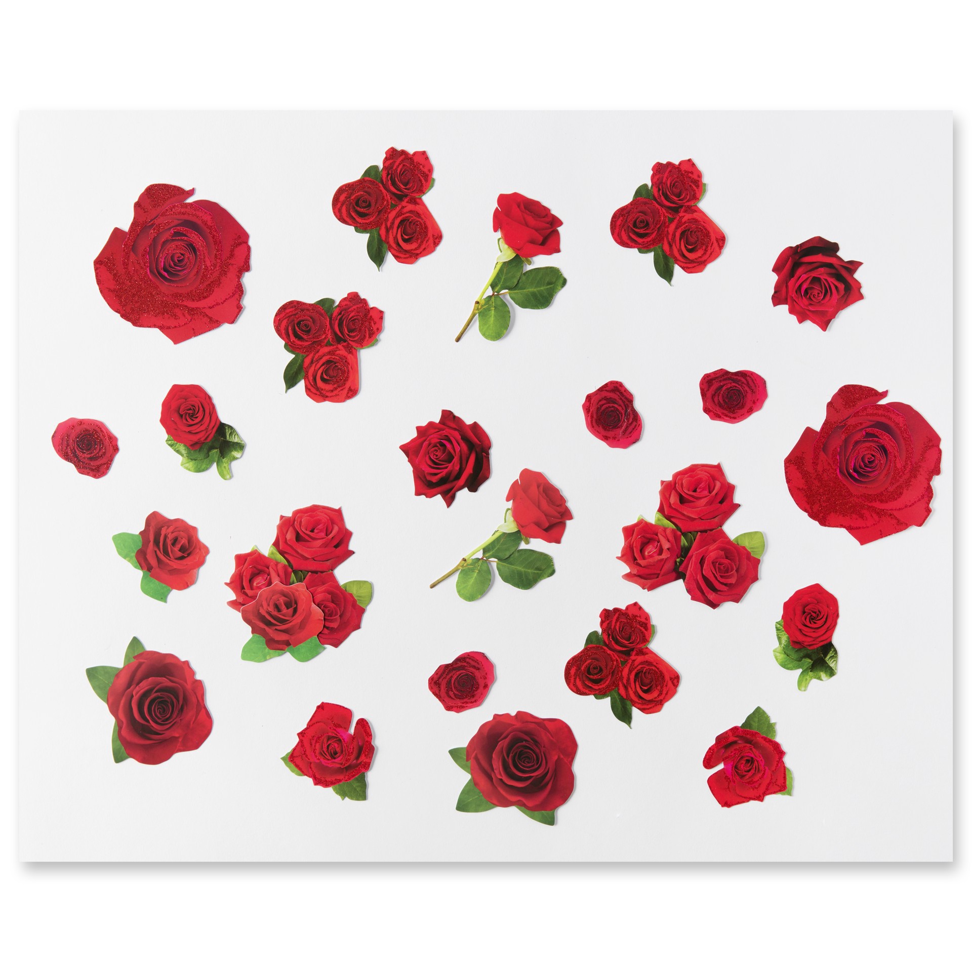 slide 4 of 4, Red Rose Die Cut Stickers By Recollections, 4 in x 6 in