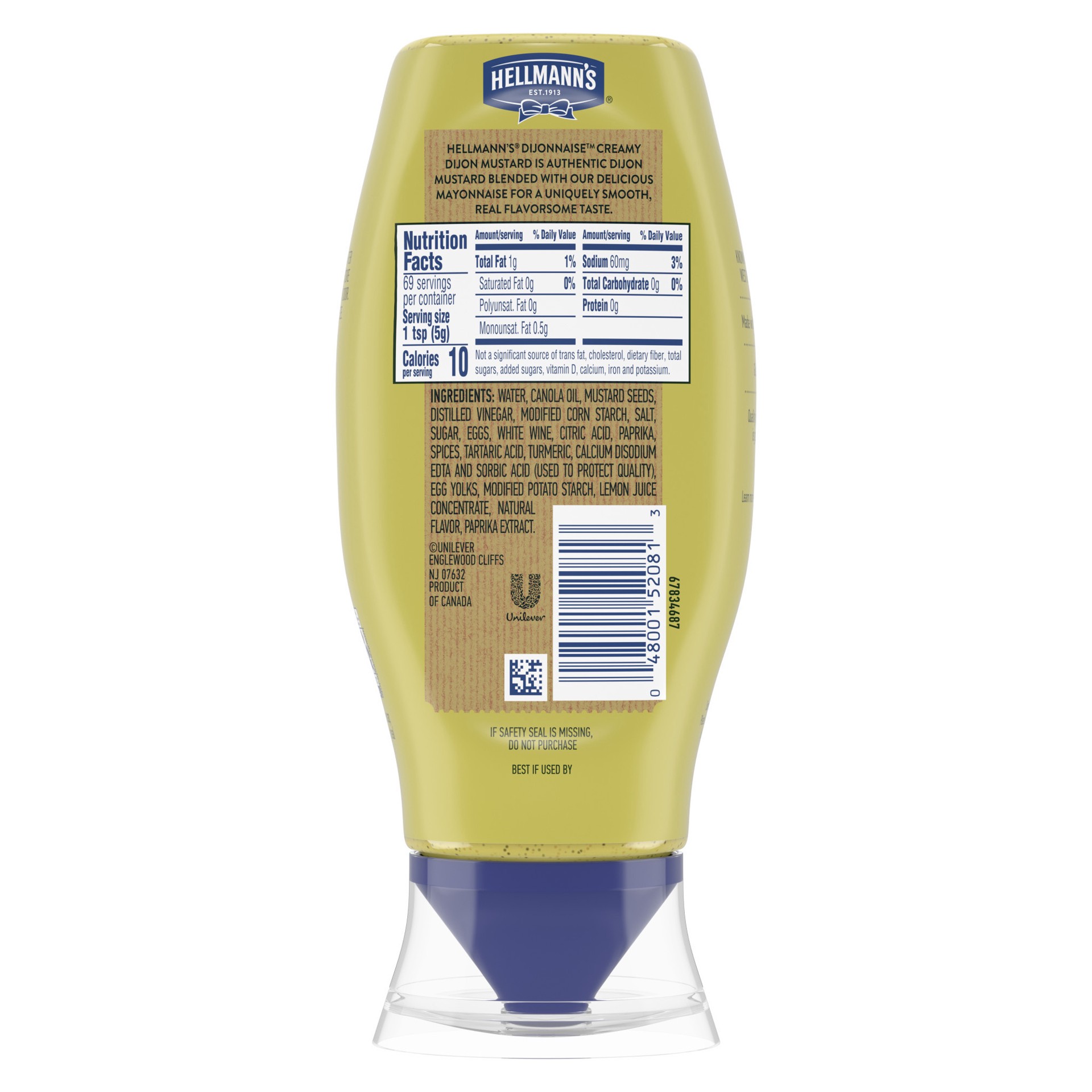 slide 4 of 4, Hellmann's Dijonnaise Creamy Dijon Mustard, 12.25 oz, 12.25 oz