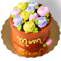 Chocolate Flower Cake Petite 5 Inch