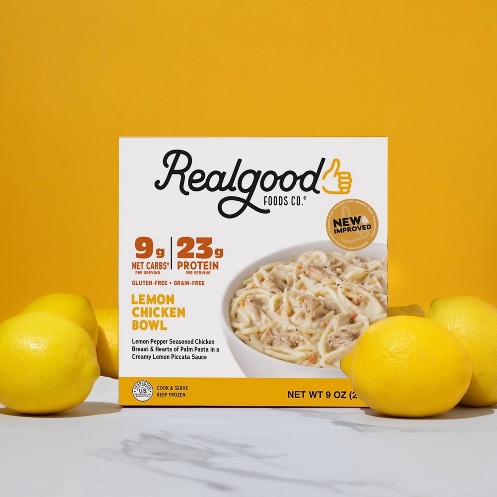 slide 2 of 6, Realgood Foods Co. Lemon Chicken Bowl 9 oz, 9 oz