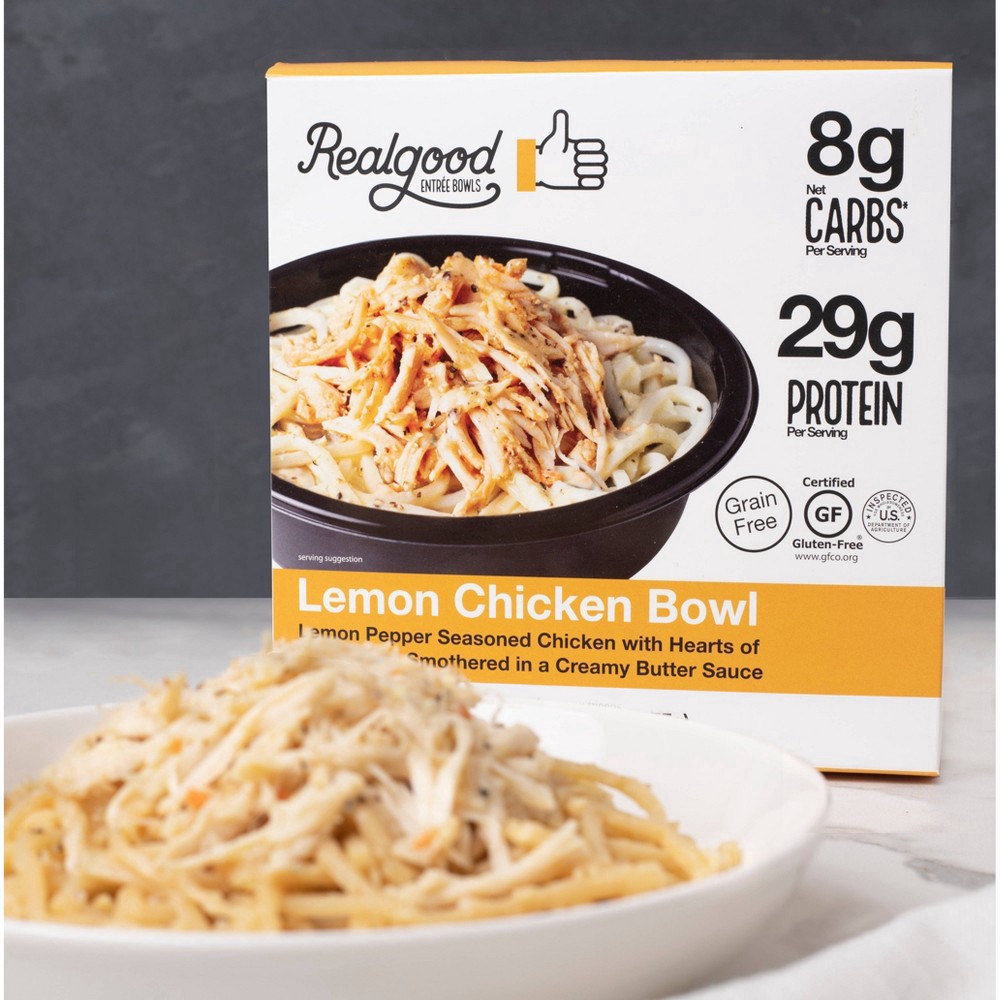slide 4 of 6, Realgood Foods Co. Lemon Chicken Bowl 9 oz, 9 oz
