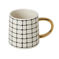 Tabletops Unlimited Gallery Can Mug - Grid
