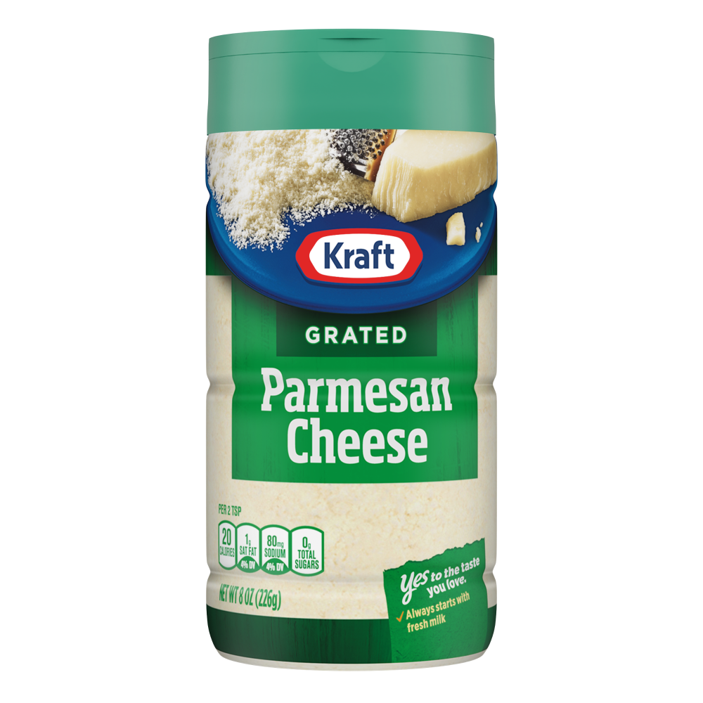 slide 1 of 4, Kraft Grated Parmesan Cheese Shaker Bottle, 8 oz
