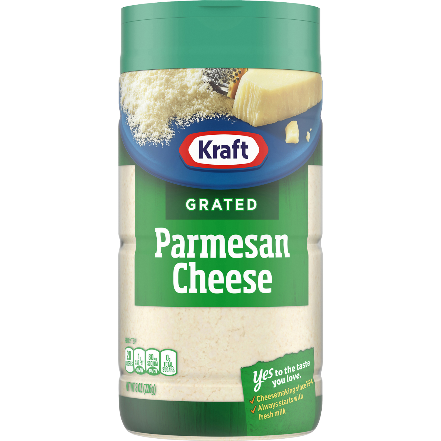 slide 1 of 6, Kraft Grated Parmesan Cheese Shaker Bottle, 8 oz