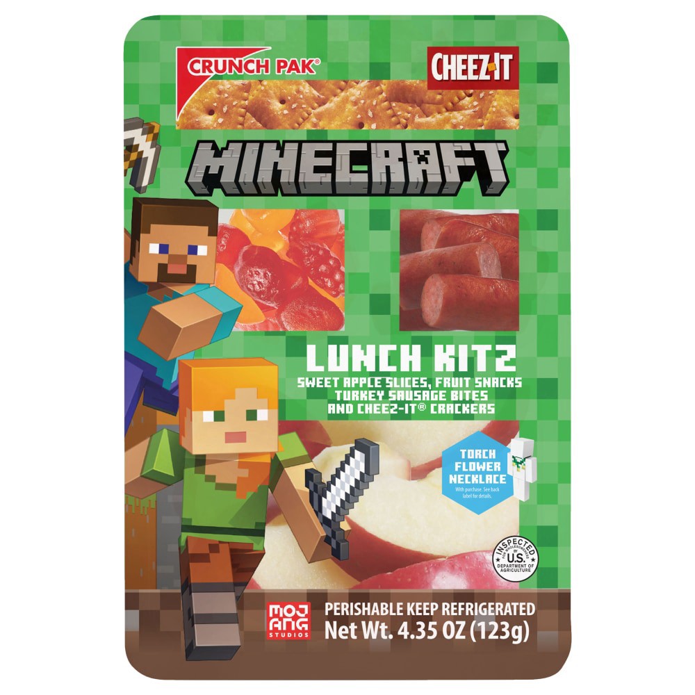 slide 2 of 2, Cheez-It Crunch Pak® Minecraft Lunch Kitz, 4.35 oz