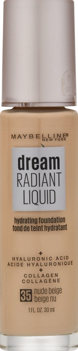 slide 6 of 9, Maybelline Dream Radiant Liquid Nude Beige 35 Hydrating Foundation 1 fl oz, 1 oz