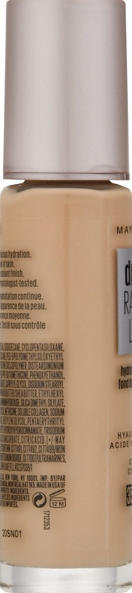 slide 7 of 9, Maybelline Dream Radiant Liquid Nude Beige 35 Hydrating Foundation 1 fl oz, 1 oz