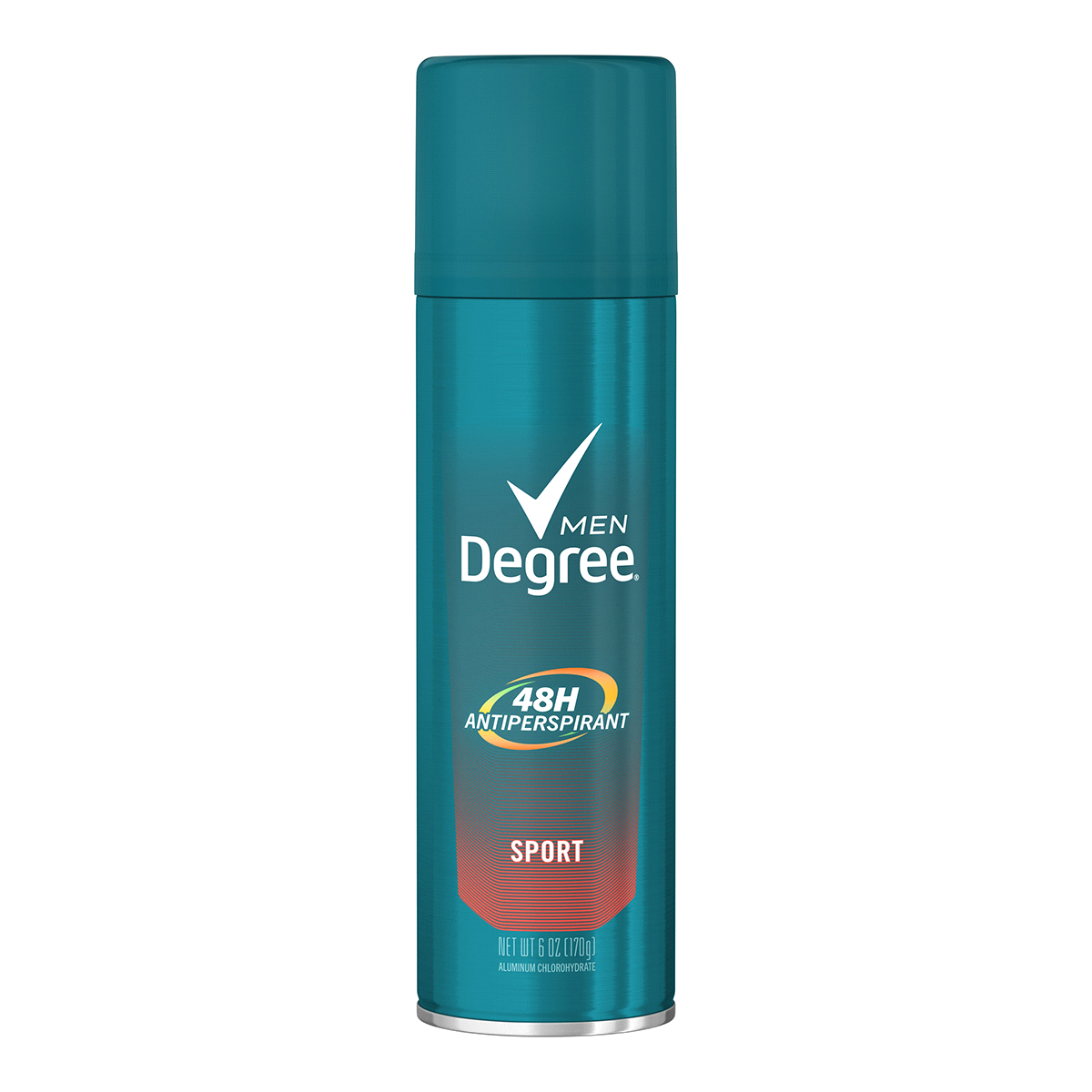 slide 2 of 5, Degree Antiperspirant Aerosol Sport, 6 oz