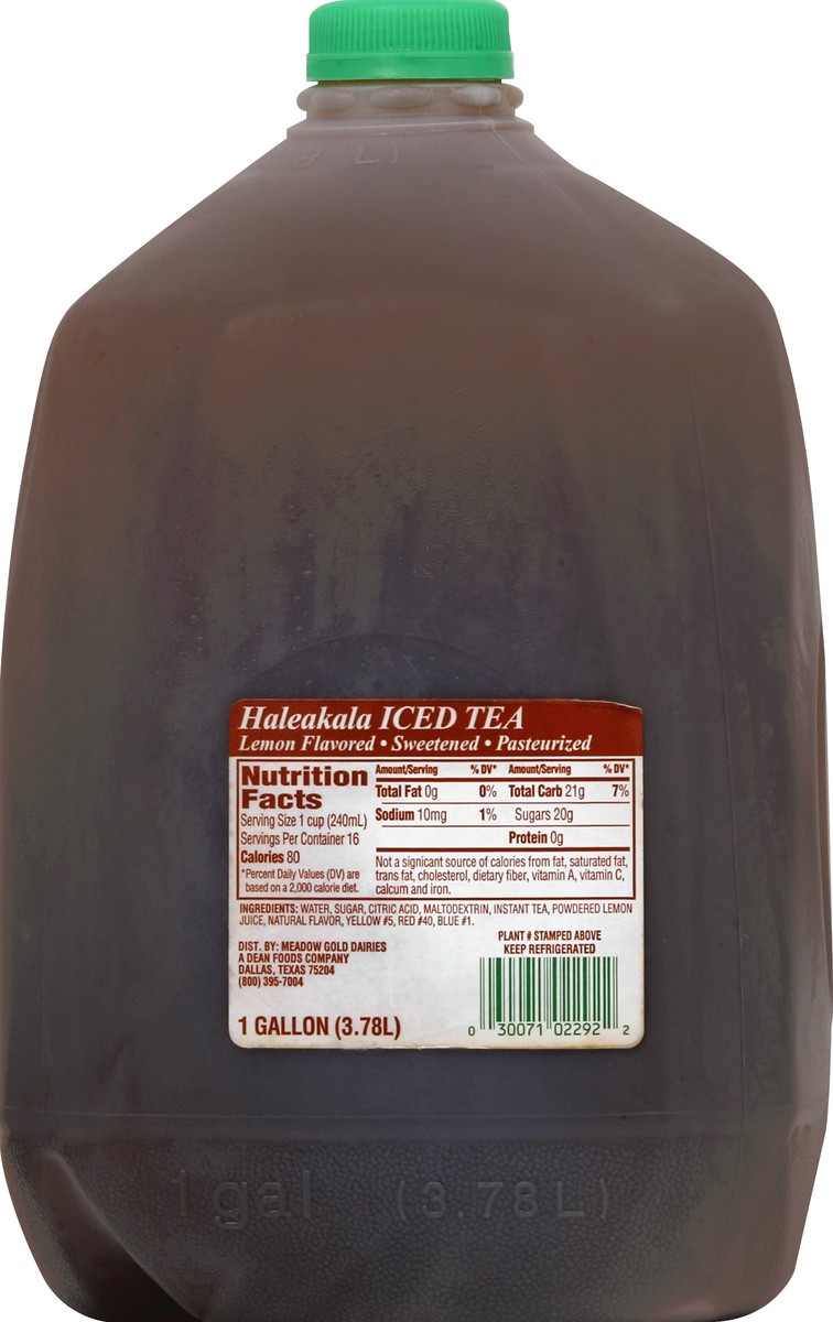 slide 6 of 6, Meadow Gold Haleakala Dairy Iced Tea Sweetened Lemon Flavored, 