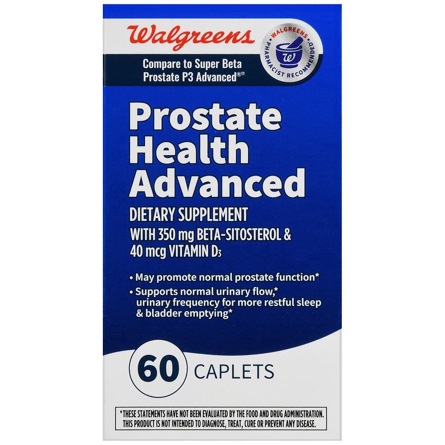 slide 4 of 5, Walgreens Prostate Health Advanced, 60 ct