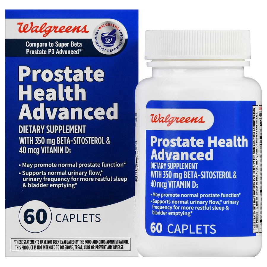 slide 1 of 5, Walgreens Prostate Health Advanced, 60 ct