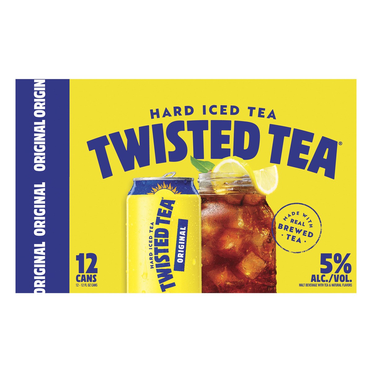 slide 7 of 8, Twisted Tea Original, Hard Iced Tea (12 fl. oz. Can, 12pk.), 12 ct; 12 oz