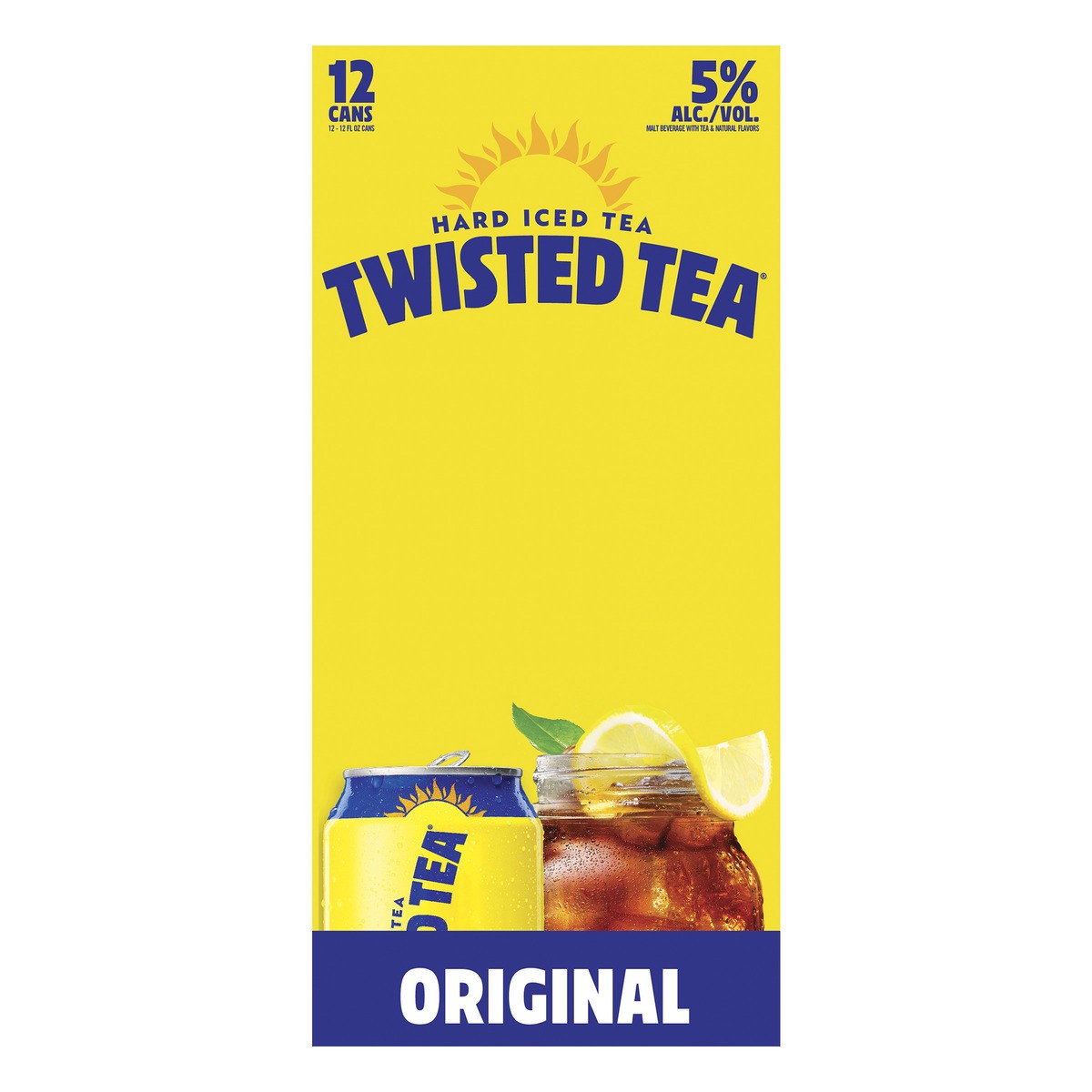slide 8 of 8, Twisted Tea Original, Hard Iced Tea (12 fl. oz. Can, 12pk.), 12 ct; 12 oz