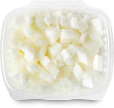 slide 1 of 1, Onions Yellow Diced 8 Oz - 8 Oz, 8 oz
