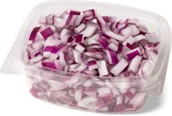 Onions Red Diced 8 Oz - 8 Oz