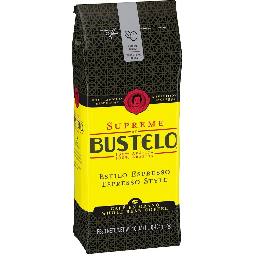 slide 3 of 7, Café Bustelo Espresso Style Whole Bean Coffee, 16 oz
