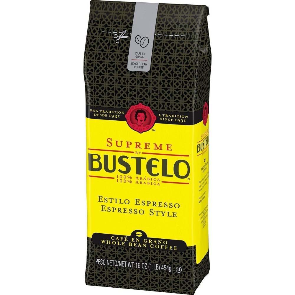 slide 4 of 7, Café Bustelo Espresso Style Whole Bean Coffee, 16 oz