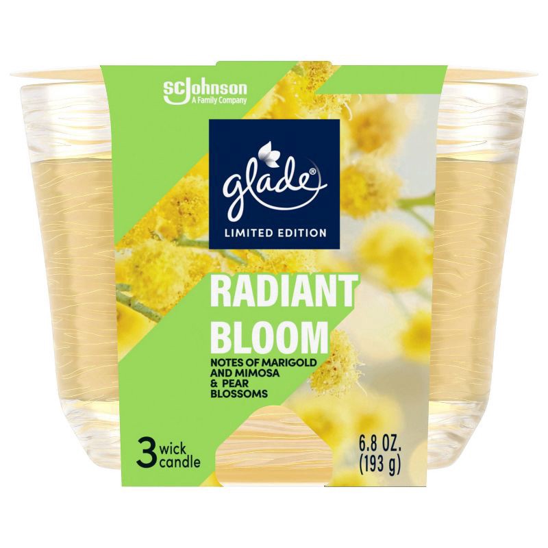 slide 3 of 11, Glade 3 Wick Candle, 6.8 oz