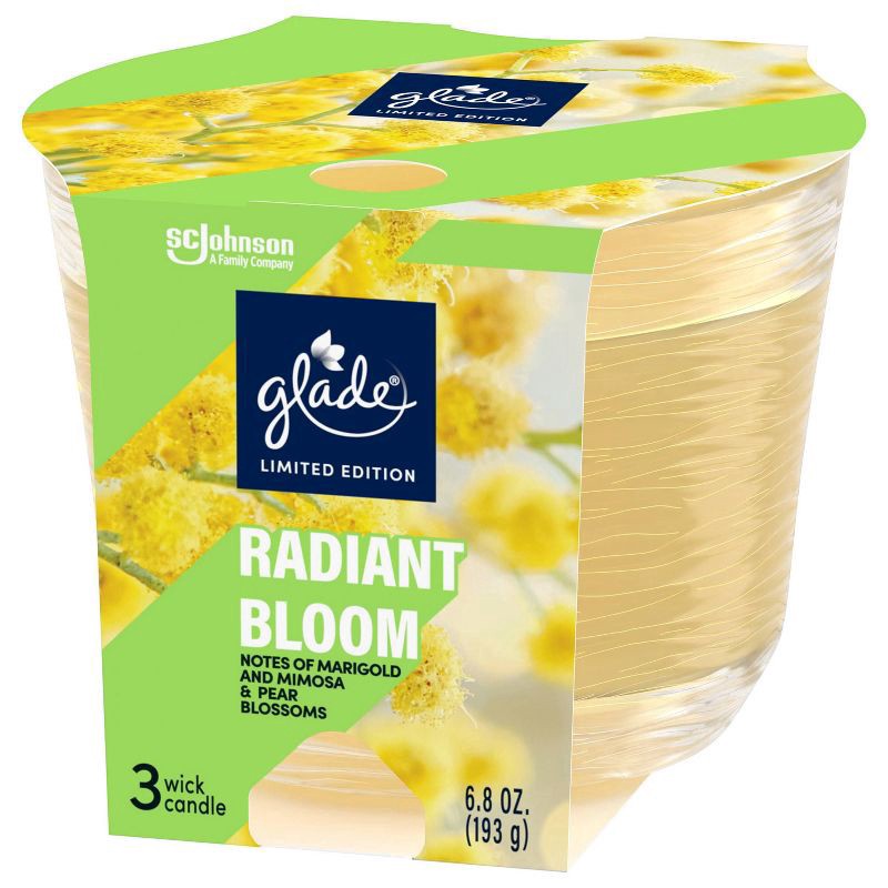slide 7 of 11, Glade 3 Wick Candle, 6.8 oz