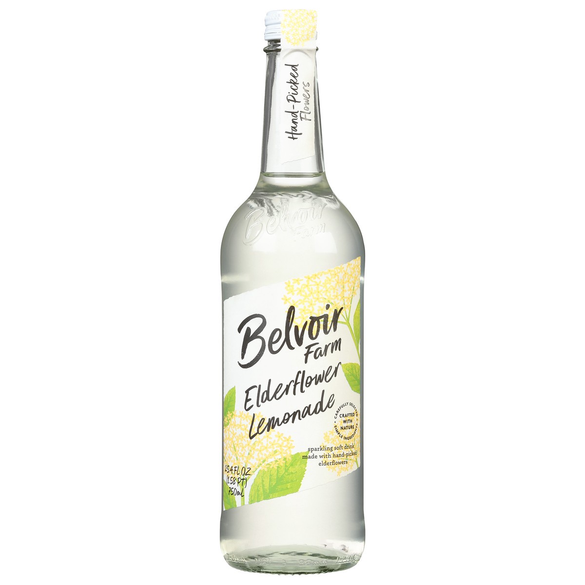 slide 1 of 9, Belvoir Farm Elderflower Lemonade Sparkling Soft Drink - 25.4 fl oz, 25.4 fl oz