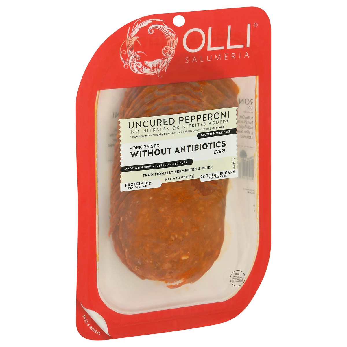 slide 8 of 12, Olli Salumeria Ollisalami Sliced Pepperoni, 1 ct