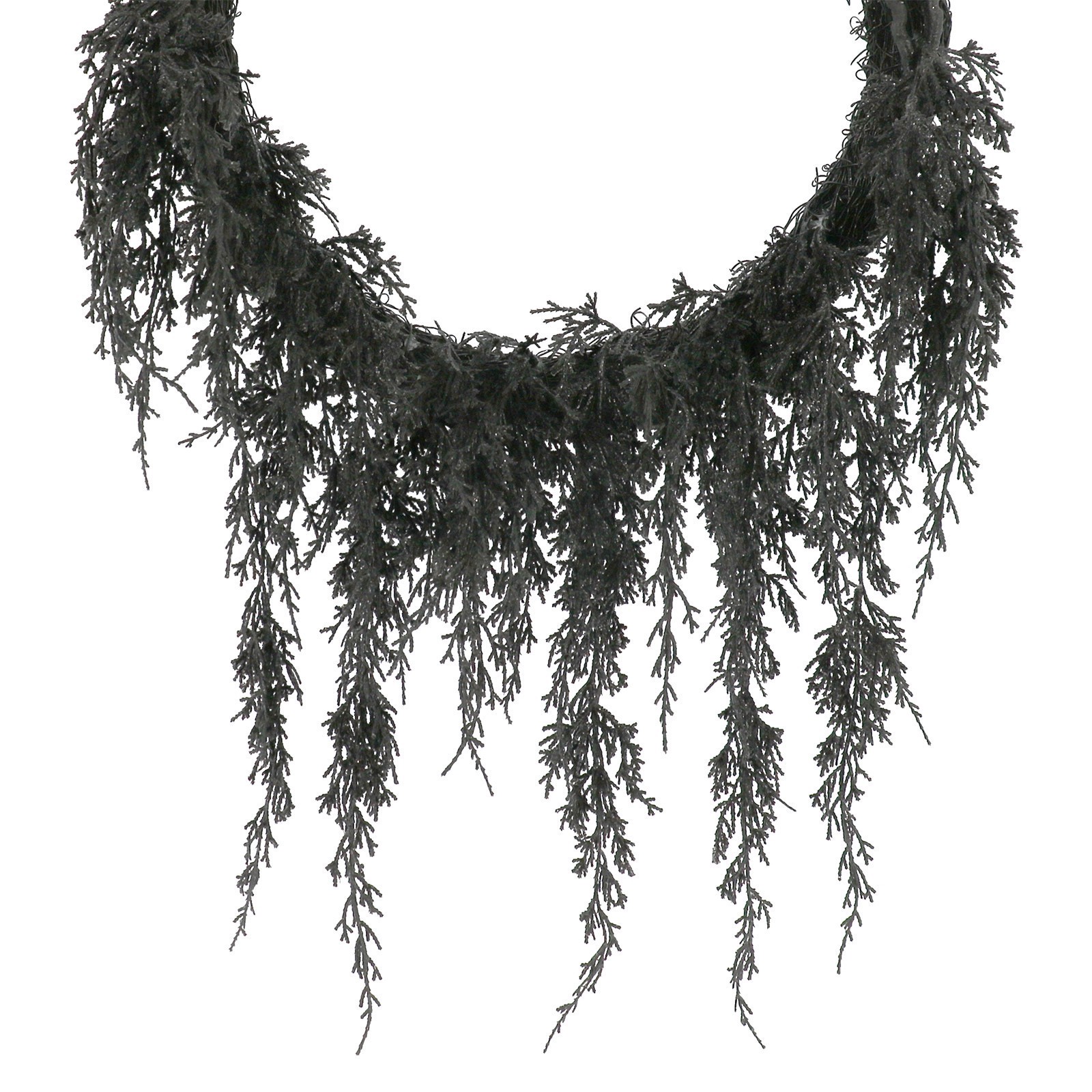 slide 2 of 3, 20" Black Cypress Wreath By Ashland, 20 in x 3 in x 30 in