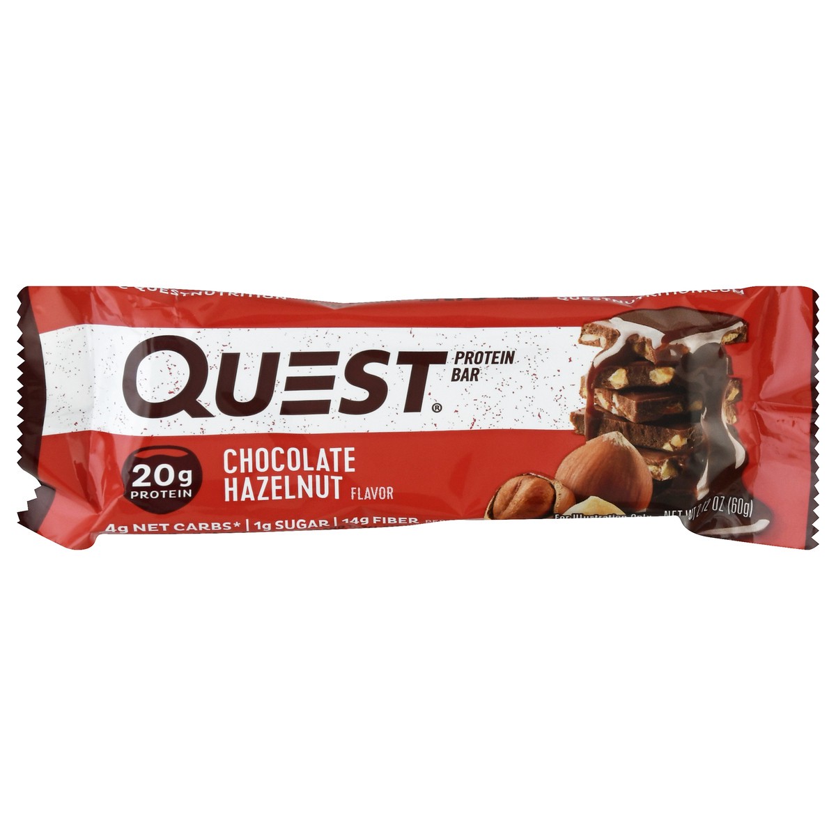 slide 12 of 13, Quest Chocolate Protein Bar Hazelnut, 2.12 oz