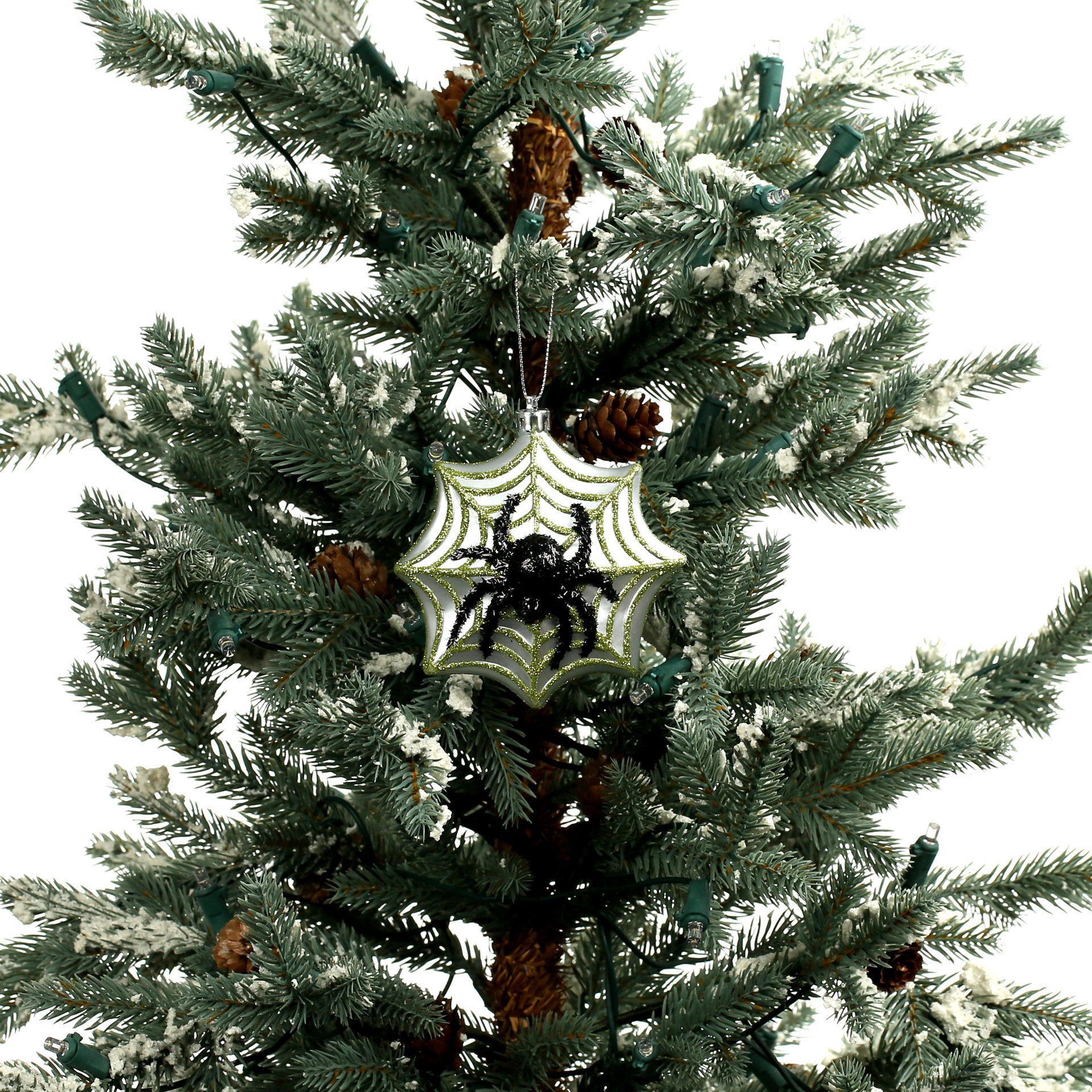 slide 3 of 3, 4" Spider Web Ornament By Ashland, 4 in