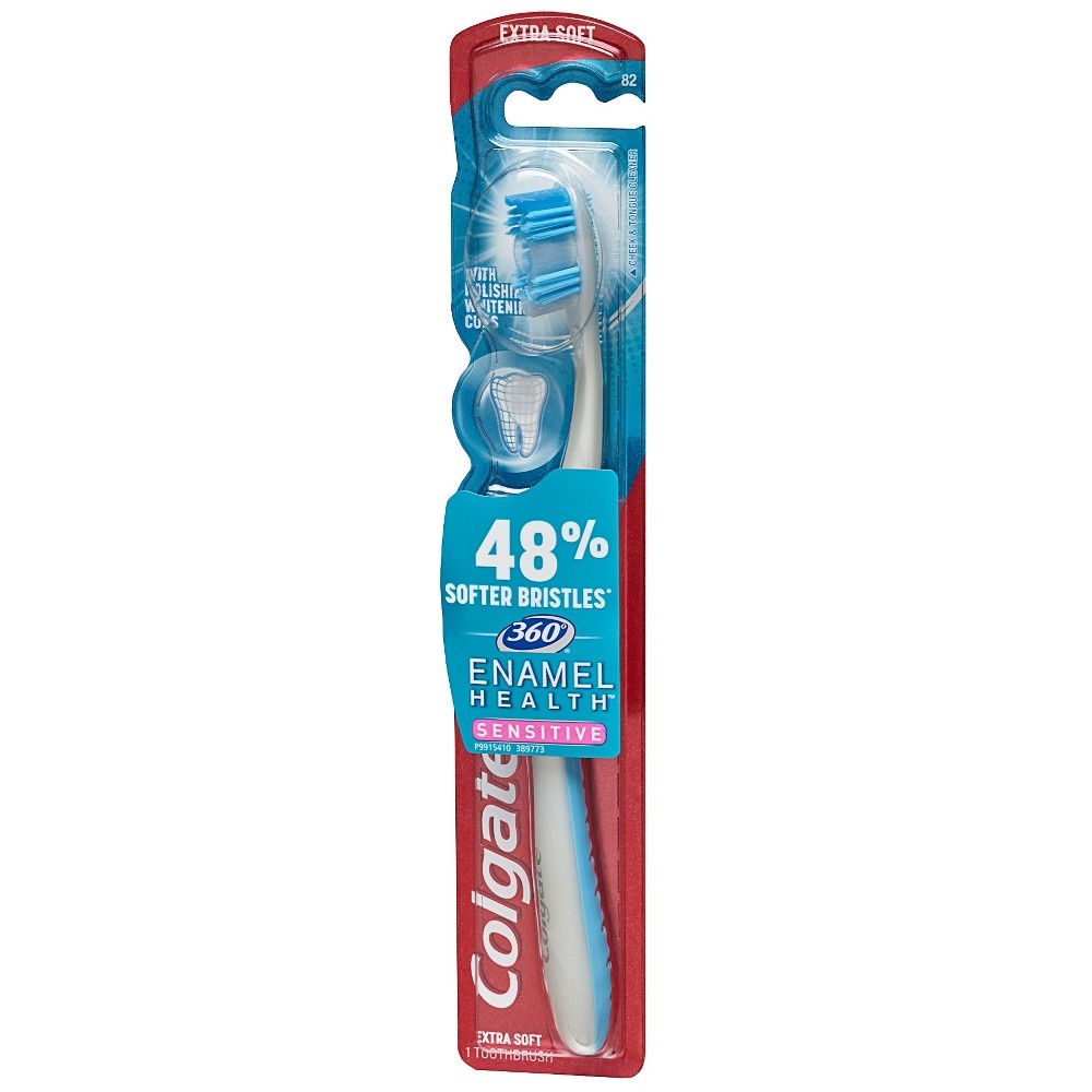 slide 3 of 13, Colgate 360 Toothbrush Enamel Health Extra Soft, 1 ct