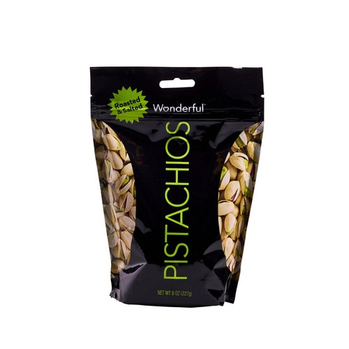 slide 1 of 1, Wonderful roasted & salted pistachios, in shell, 8 oz