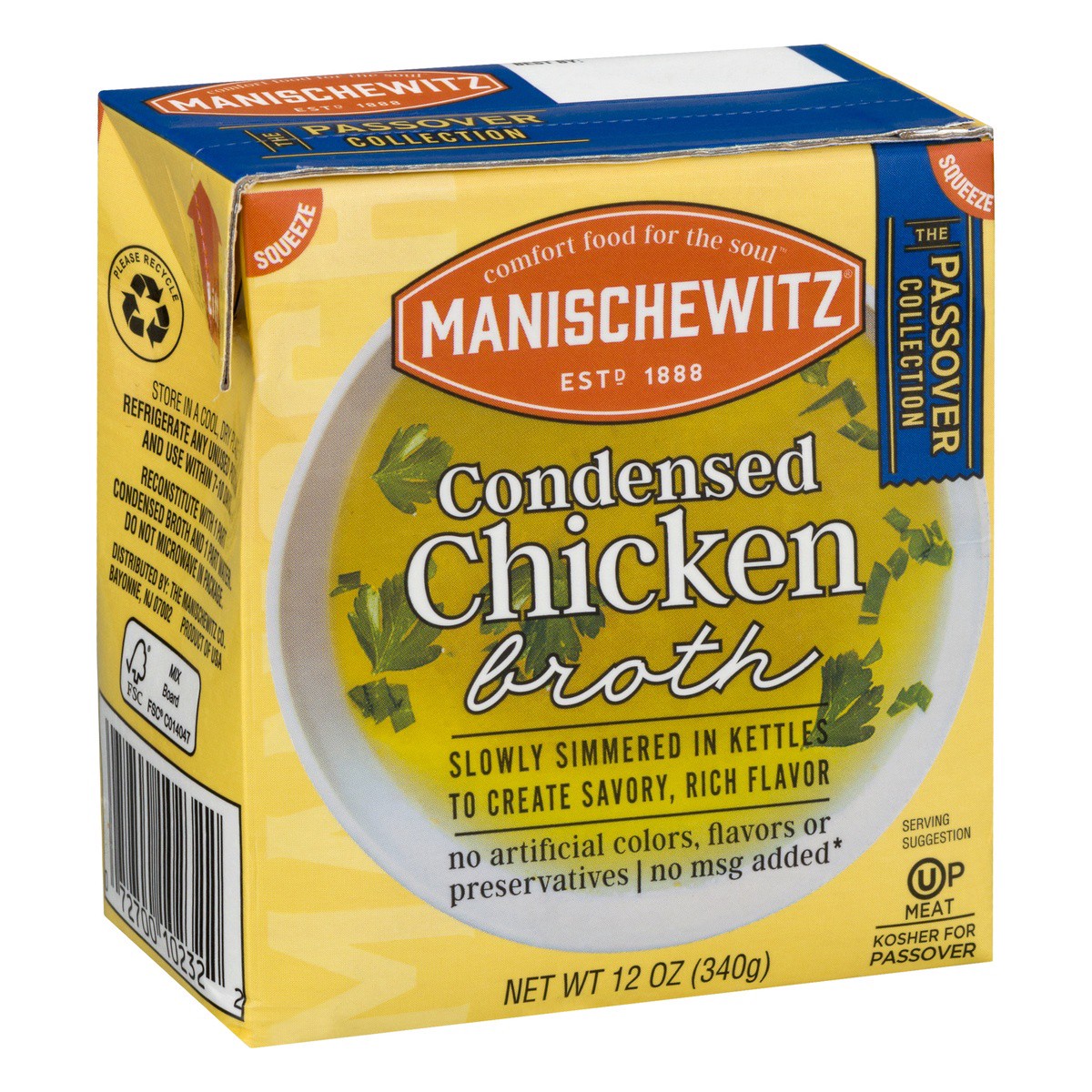 slide 2 of 9, Manischewitz Condensed Chicken Broth, 12 oz