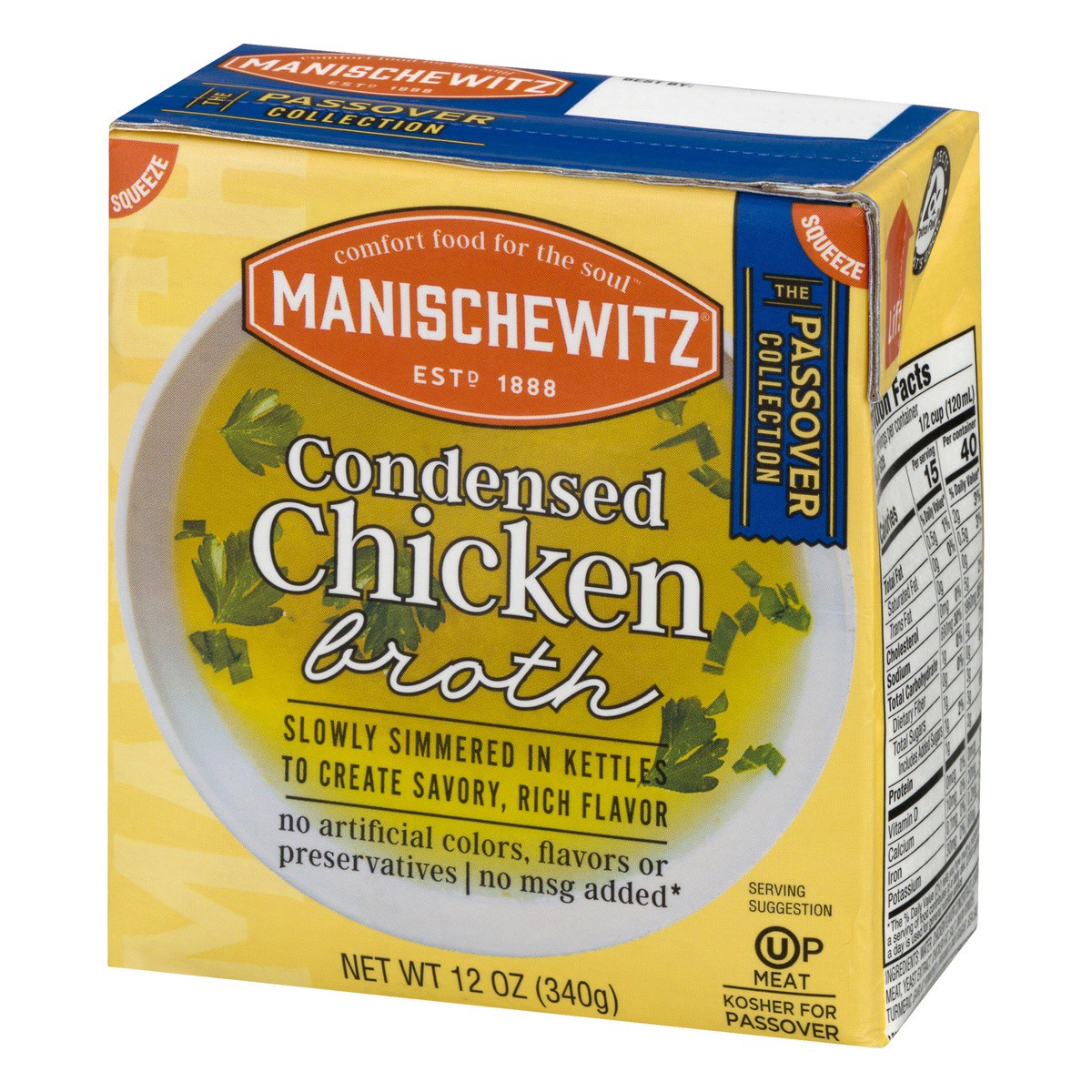 slide 3 of 9, Manischewitz Condensed Chicken Broth, 12 oz