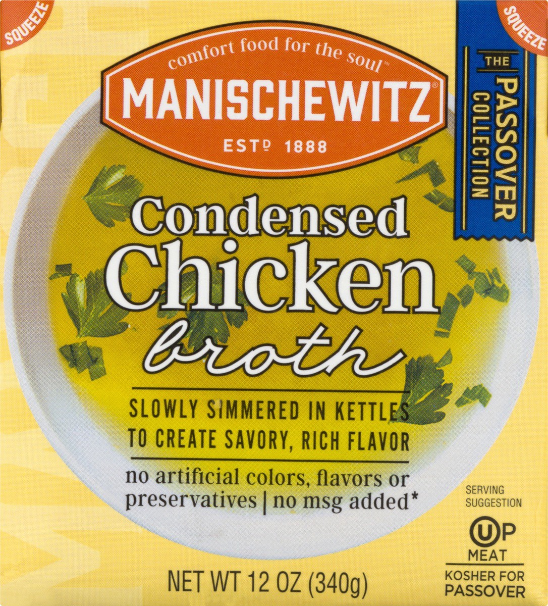 slide 9 of 9, Manischewitz Condensed Chicken Broth, 12 oz