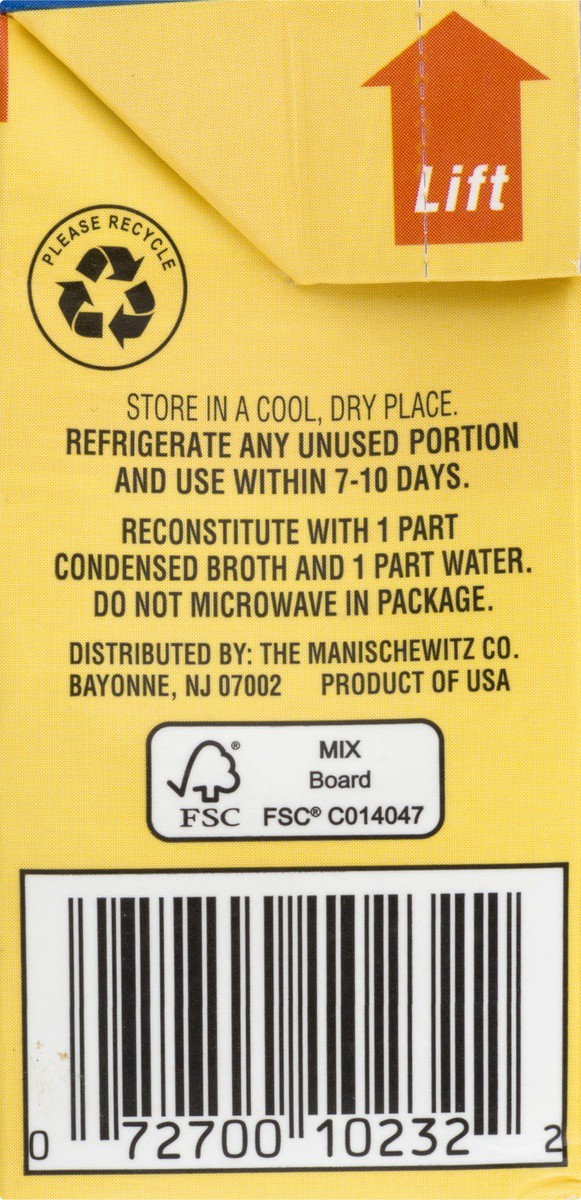 slide 4 of 9, Manischewitz Condensed Chicken Broth, 12 oz