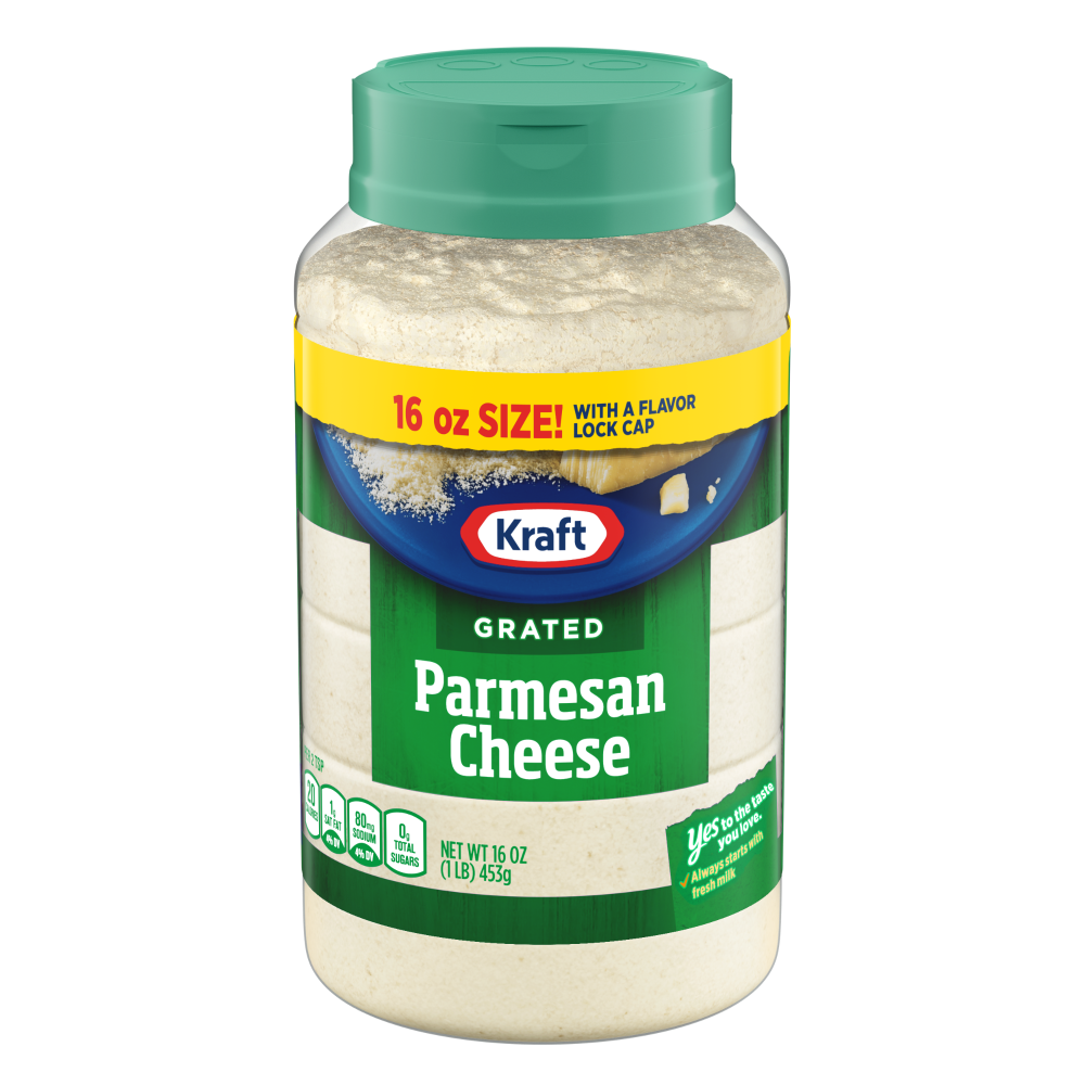 slide 1 of 4, Kraft Grated Parmesan Cheese Shaker Bottle, 16 oz