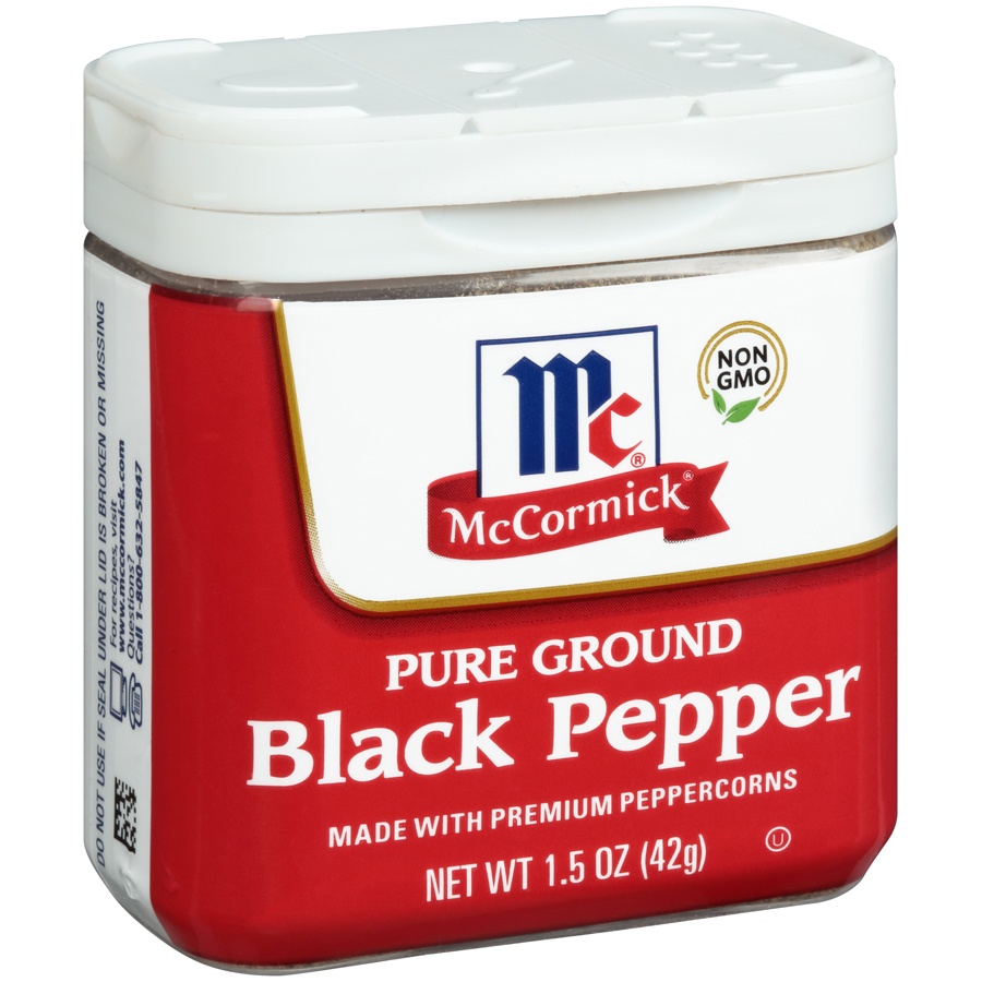 slide 2 of 2, McCormick Pure Ground Black Pepper, 1.5 oz