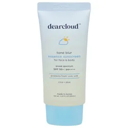 Dearcloud Tone Blur Broad Spectrum SPF 50+ Essence Sunscreen for Face & Body 1.69 fl oz