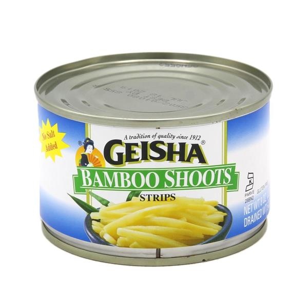 slide 1 of 1, Geisha Bamboo Shoots Strips, 8 oz