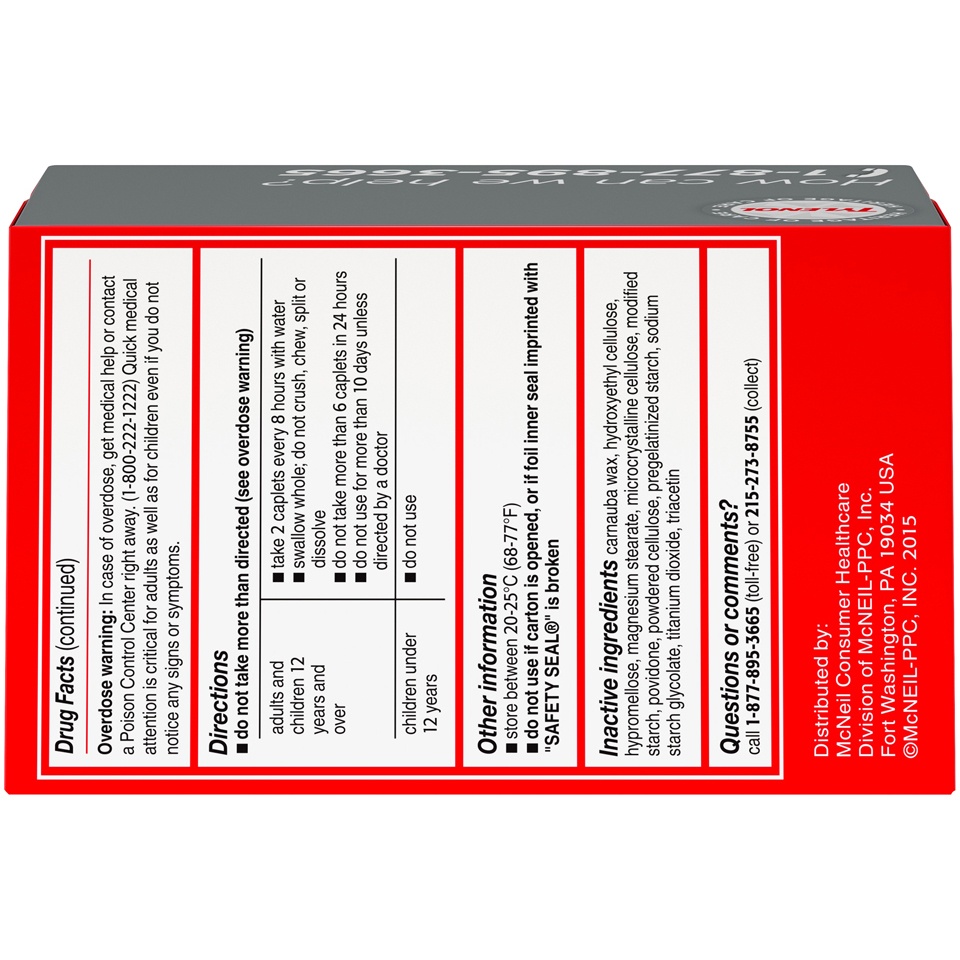 slide 6 of 6, Tylenol 8 Hour Muscle Aches & Pain Tablets - Acetaminophen - 100ct, 100 ct