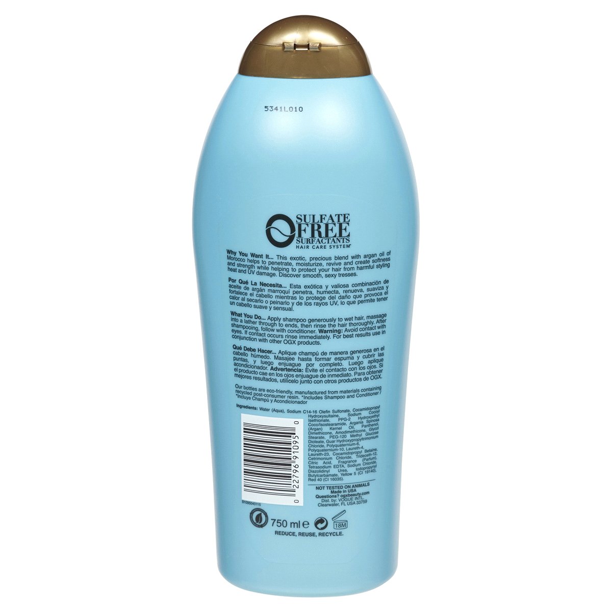 slide 2 of 3, OGX Argan Oil of Morocco Salon Size Shampoo - 25.4 fl oz, 25.4 oz